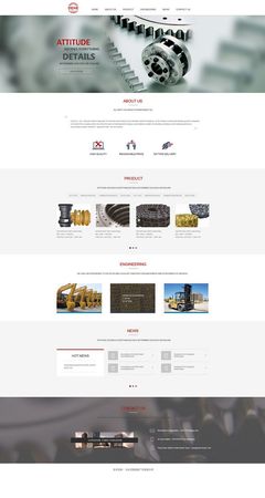 天津德合精工轴承 专业网页设计与技术开发展示